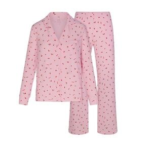 NWT SKIMS limited edition sold out cherry pajama set